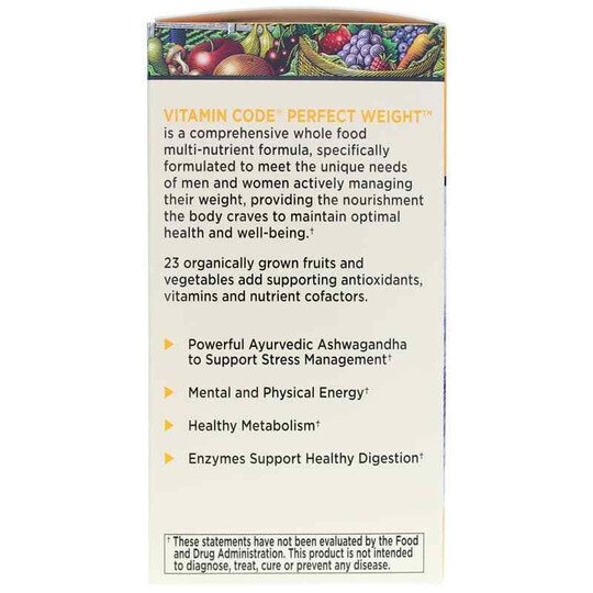 Vitamin Code Perfect Weight Whole Food Multivitamin, GOL